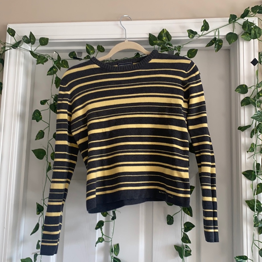 Y2k American eagle crop sweater